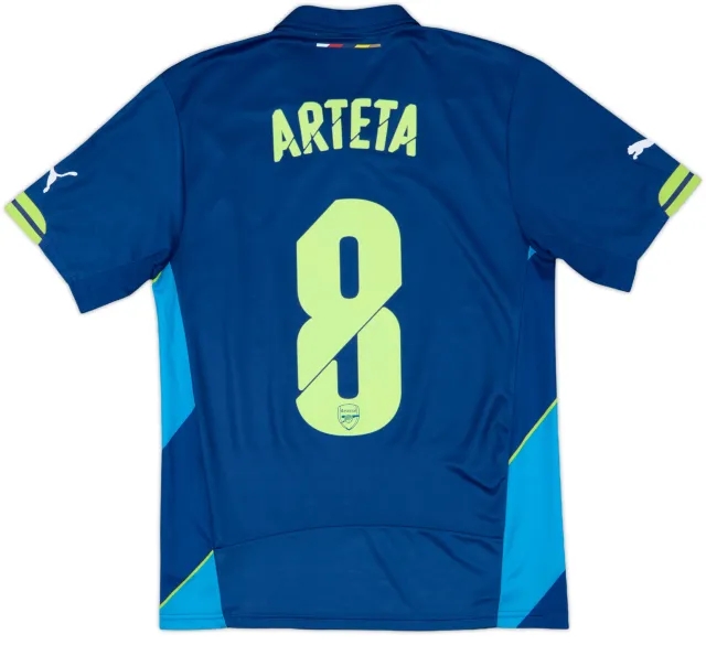 2014-15 Arsenal Third Shirt Arteta #8 - 10/10 - (XS)