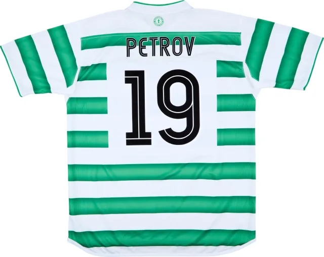 2003-04 Celtic Home Shirt Petrov #19 - 10/10 - (XL)