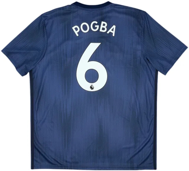 2018-19 Manchester United Third Shirt Pogba #6 (XL)