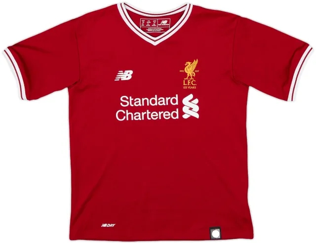 2017-18 Liverpool 125 Years Home Shirt - 7/10 - (4-5 Years)