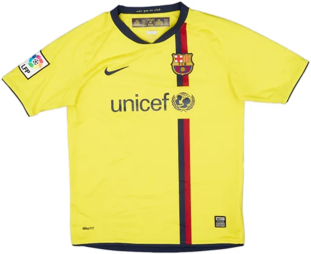 2008-10 Barcelona Away Shirt - 10/10 - (L.Boys)