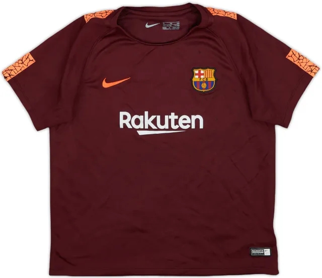 2017-18 Barcelona Third Shirt - 7/10 - (7-8 Years)