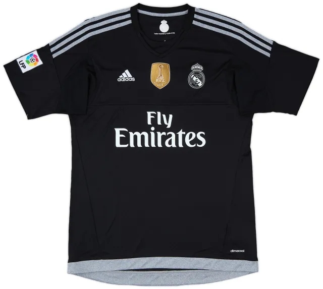 2015-16 Real Madrid GK S/S Shirt - 6/10 - (L)