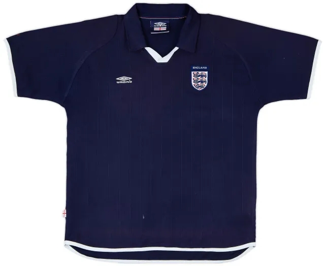 2002-03 England Umbro Polo Shirt - 7/10 - (M)