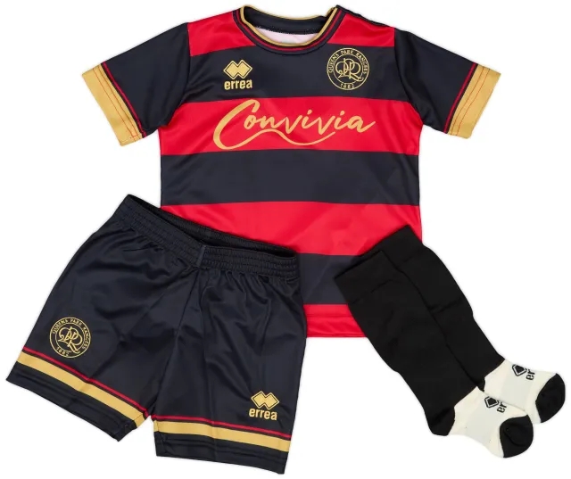 Errea Queens Park Rangers Baby SS Away Mini Kit 2023/24