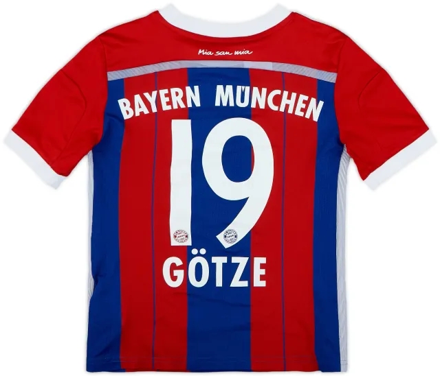 adidas Bayern Munich Boys SS Home Shirt 2014/15