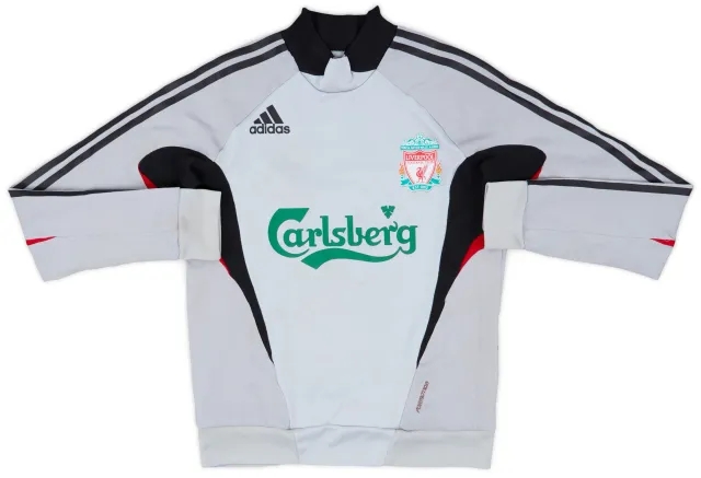 2008-09 Liverpool adidas Formotion Drill Top - 6/10 - (L.Boys)