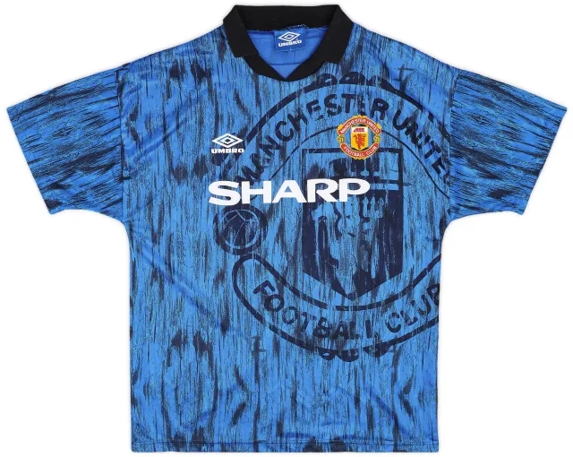 1992-93 Manchester United Away Shirt #9 - 5/10 - (L)