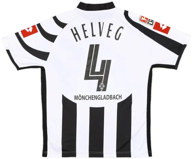 2006-07 Borussia Monchengladbach Home Shirt Helveg #4 - 9/10 - (3XL)