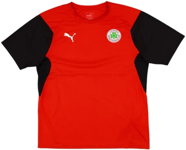 2018-19 Cliftonville Puma Training Shirt - 9/10 - (L)