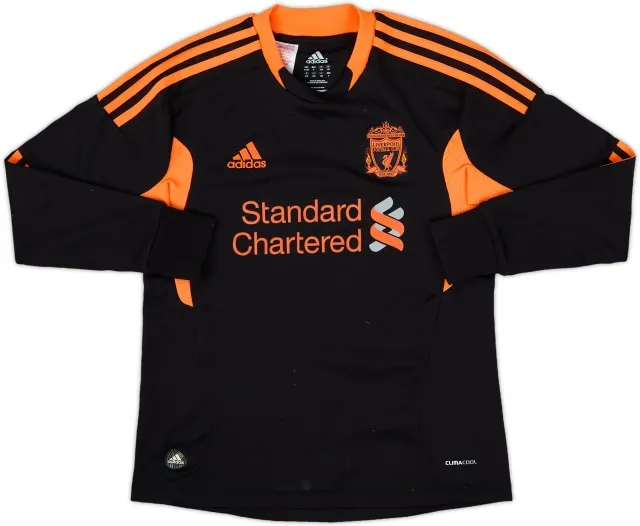 2011-12 Liverpool GK Shirt - 5/10 - (S.Boys)