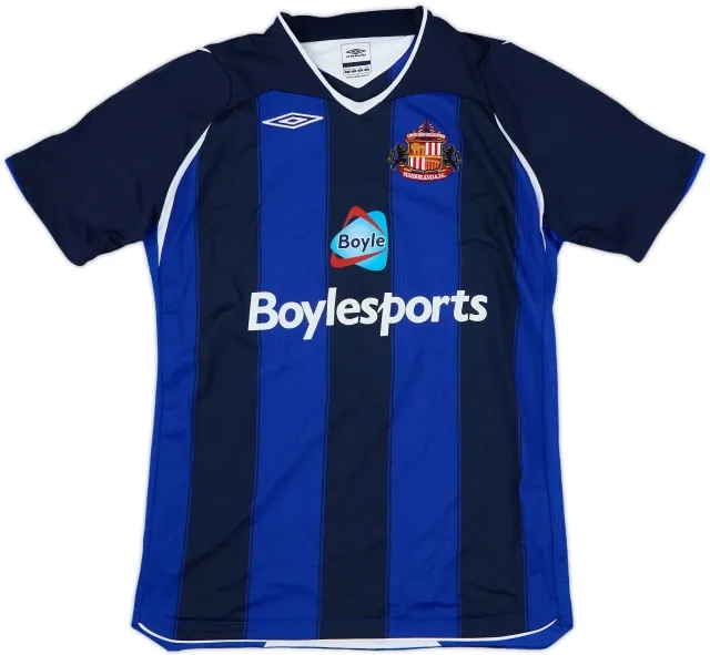 Umbro Sunderland Boys SS Away Shirt 2008/09