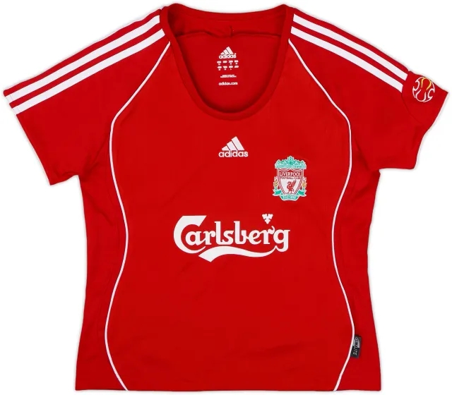 2006-08 Liverpool Home Shirt - 9/10 - (Women's M)