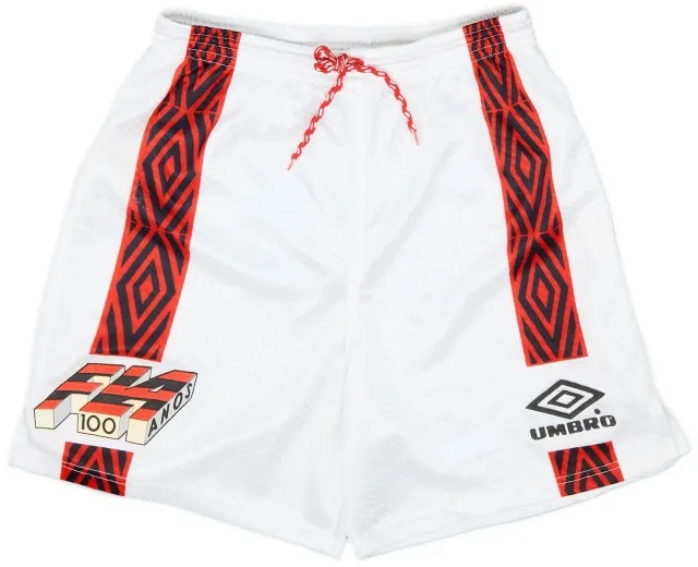 1994-95 Flamengo Centenary Home Shorts - 8/10 - (L)