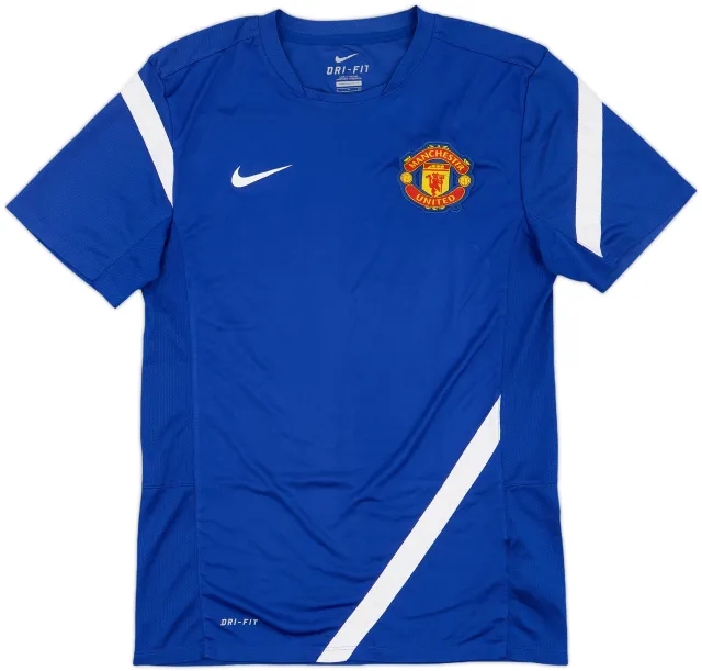2011-12 Manchester United Nike Cotton Tee - 10/10 - (XL)