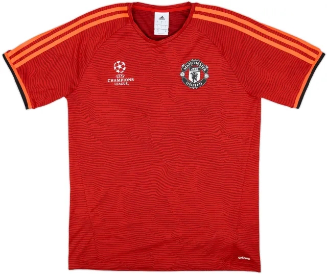 2015-16 Manchester United adidas CL Training Shirt - 9/10 - (S)