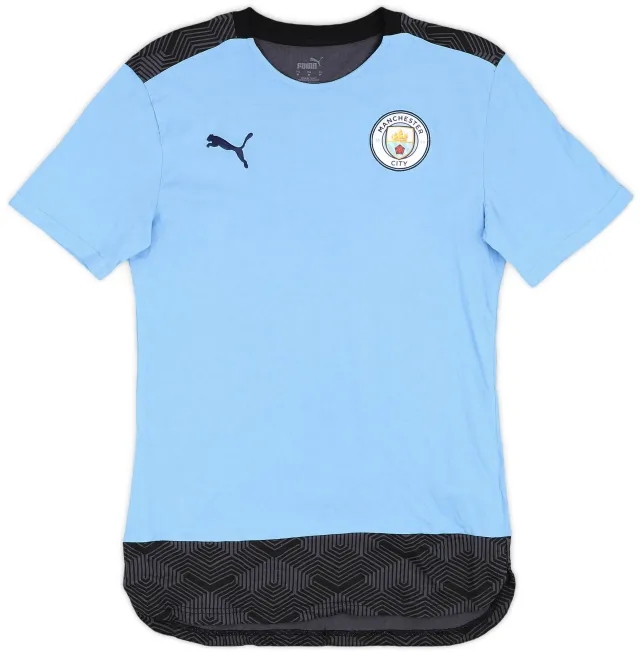 2019-20 Manchester City Puma Training/Leisure Tee - 8/10 - (M)