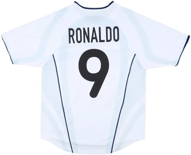 2001-02 Inter Milan Away Shirt Ronaldo #9 - 10/10 - (S)