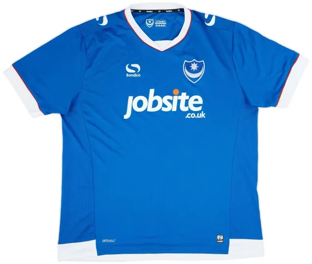 2016-17 Portsmouth Home Shirt - 7/10 - (XL)