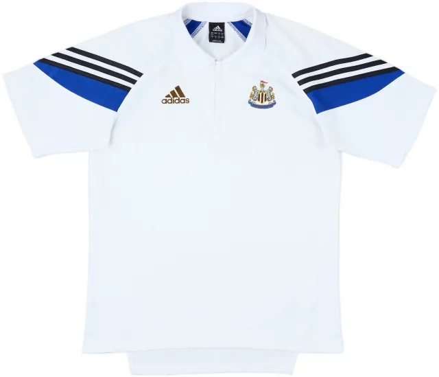 2003-04 Newcastle adidas 1/4 Zip Polo Shirt - 6/10 - (M)