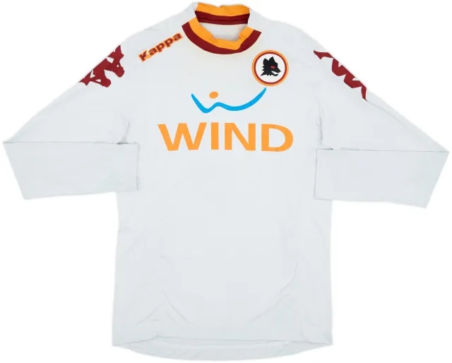 2012-13 Roma Away L/S Shirt - 5/10 - (M)