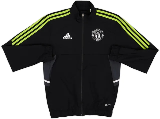 2022-23 Manchester United adidas Track Jacket - 8/10 - (XS)