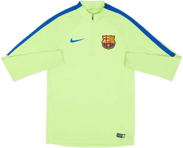 2017-18 Barcelona Nike 1/4 Zip Training Top - 5/10 - (S)