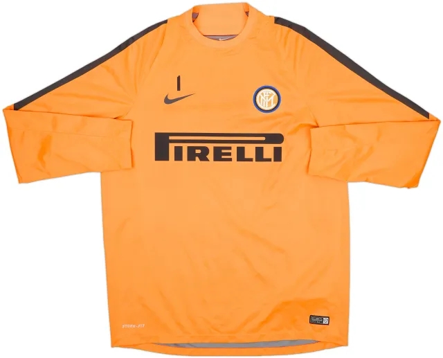 2015-16 Inter Milan Player Issue Nike Drill Top #1 (Handanovic) - 8/10 - (L)