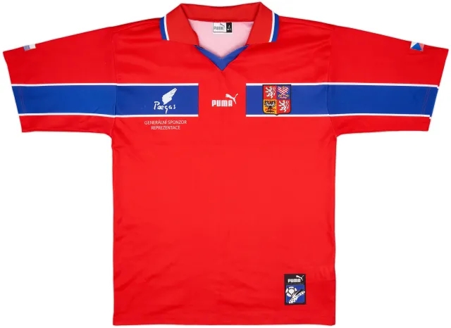 1998-00 Czech Republic Basic Home Shirt - 8/10 - (L)