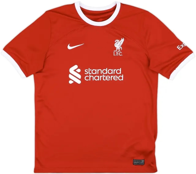 2023-24 Liverpool Home Shirt - 9/10 - (XL.Boys)