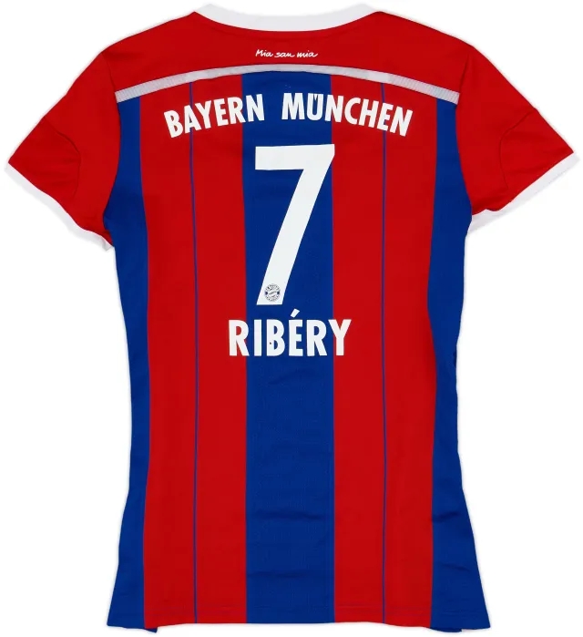 2014-15 Bayern Munich Home Shirt Ribery #7 - 6/10 - (Women's M)