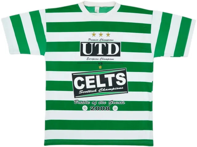 2008-09 Celtic 'Battle of the Greats' Fan Shirt - 7/10 - (L)
