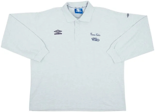 1999-00 Vicenza Umbro Polo L/S Shirt - 9/10 - (XL)