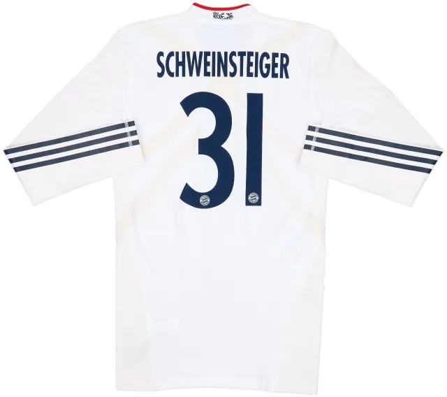 adidas Bayern Munich Mens LS Player Issue Away Shirt 2010/11