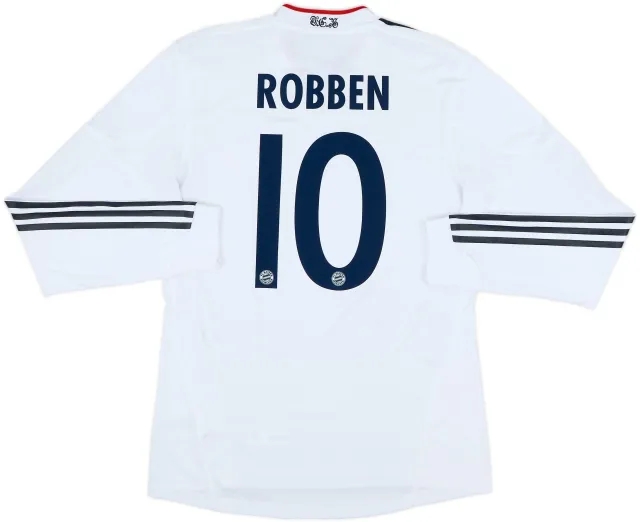 adidas Bayern Munich Mens LS Player Issue Away Shirt 2010/11