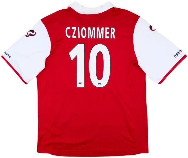 2008-09 AZ Alkmaar Home Shirt Cziommer #10 - 8/10 - (XXL)