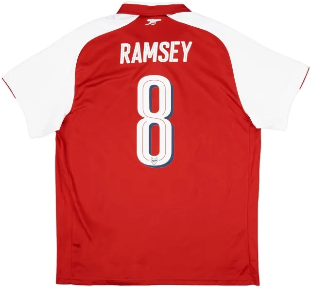 2017-18 Arsenal Home Shirt Ramsey #8 (XL)