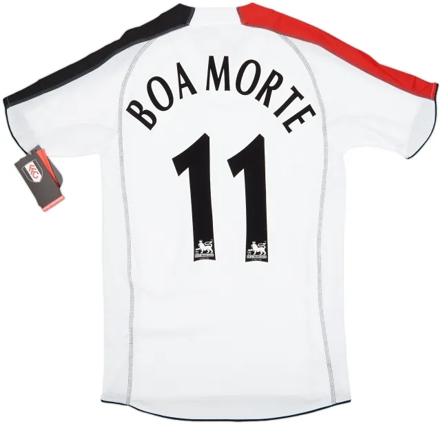 2005-06 Fulham Home Shirt Boa Morte #11 (S)