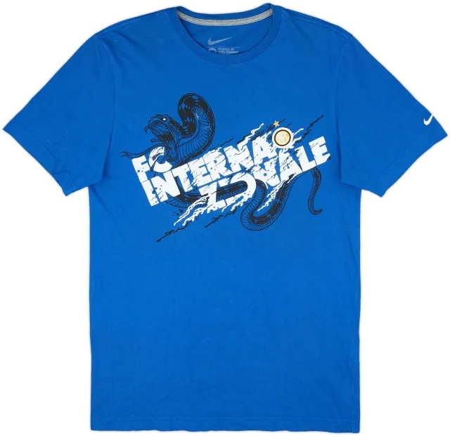2011-12 Inter Milan Nike Graphic Tee - 7/10 - (M)