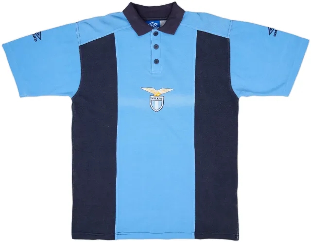 1996-97 Lazio Umbro Polo Shirt - 6/10 - (M)