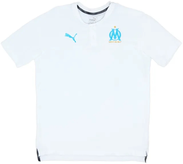2019-20 Olympique Marseille Puma Polo Shirt - 8/10 - (M)