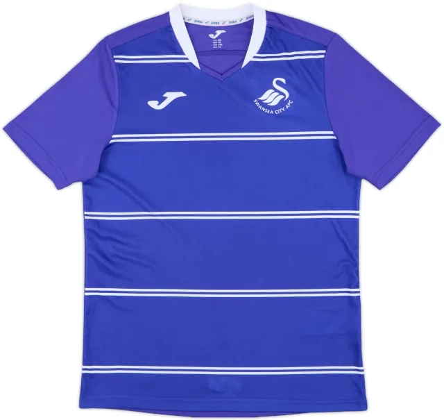 Joma Swansea City Boys SS Home Shirt 2017/18