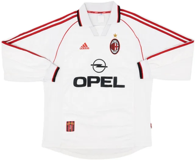 1998-99 AC Milan Away L/S Shirt - 7/10 - (L)