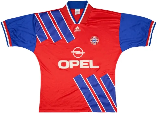 adidas Bayern Munich Mens SS Home Shirt 1993/95