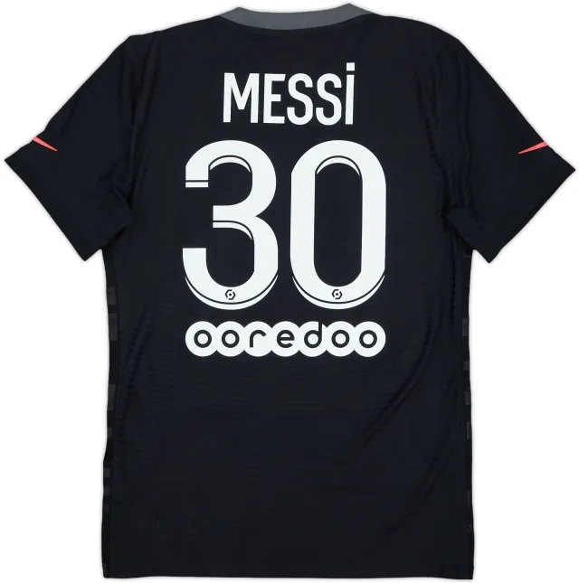2021-22 Paris Saint-Germain Authentic Third Shirt Messi #30 - 9/10 - (S)