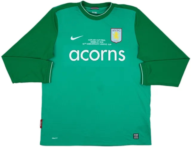 2009-10 Aston Villa 'Carling Cup Final' GK Shirt - 5/10 - (XL)
