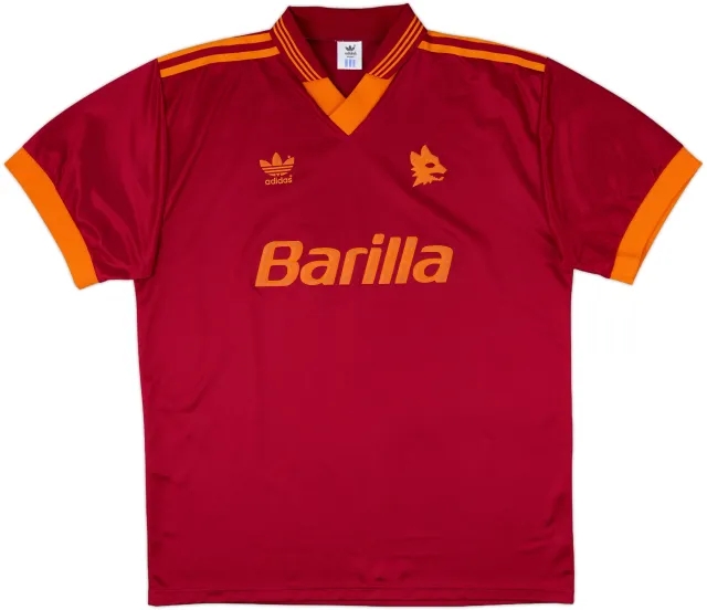 1992-94 Roma Home Shirt - 8/10 - (L/XL)
