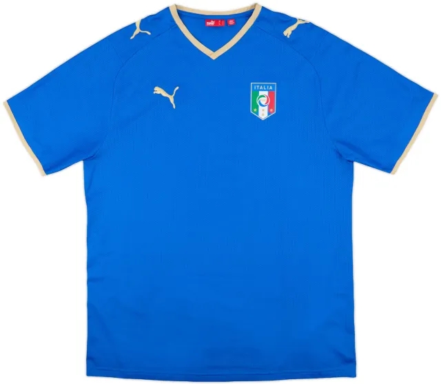 2007-08 Italy Home Shirt - 10/10 - (L)
