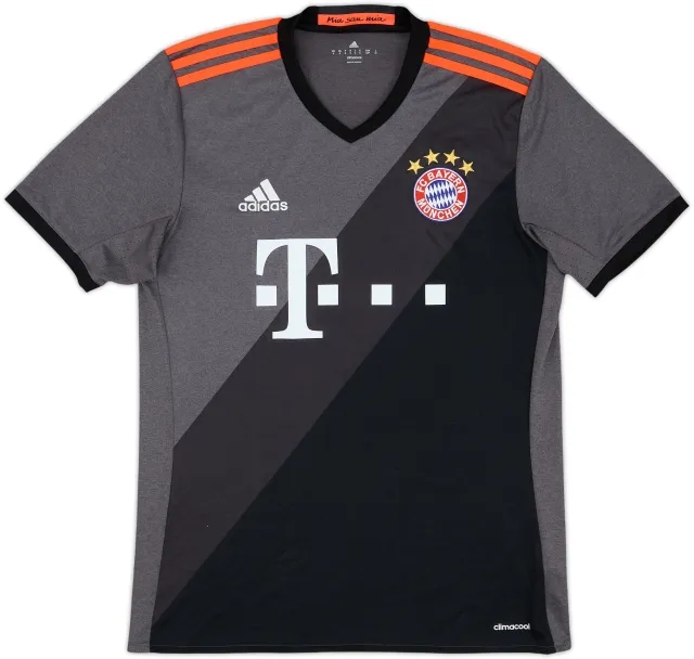 adidas Bayern Munich Mens SS Away Shirt 2016/17