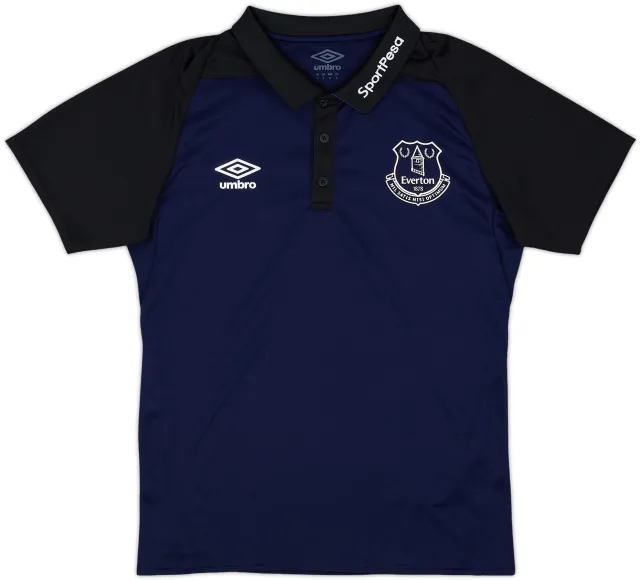 2017-18 Everton Umbro Polo Shirt - 10/10 - (S)